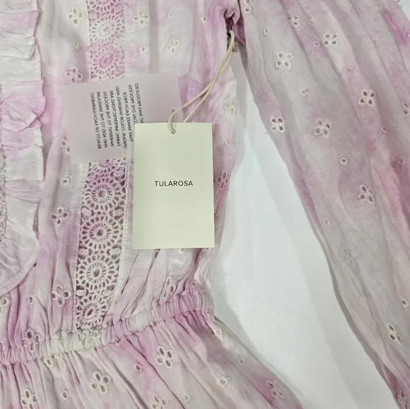 Tularosa Jordan Romper in Fuchsia Tie Dye